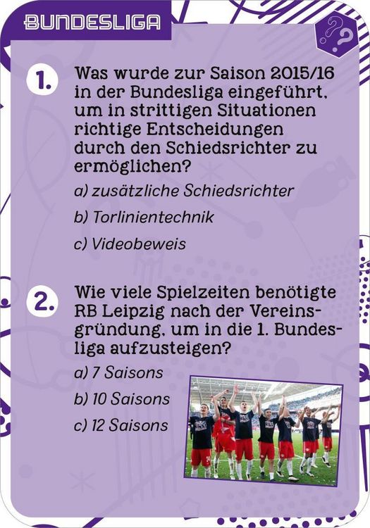 Produktbild: Fu&szlig;ball-Quiz