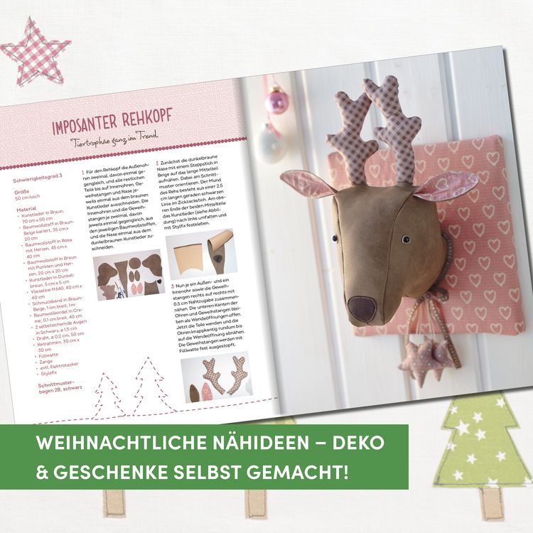 Produktbild: Die sch&ouml;nsten N&auml;hideen f&uuml;r die Weihnachtszeit