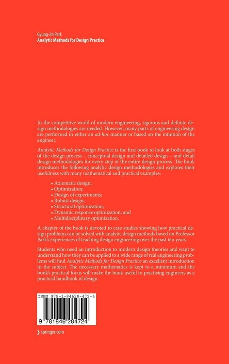 Produktbild: Analytic Methods for Design Practice