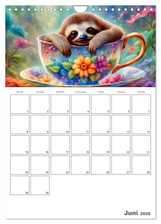 Produktbild: Tierische Kaffee Gesellschaft (Wandkalender 2026 DIN A4 hoch), CALVENDO Monatskalender