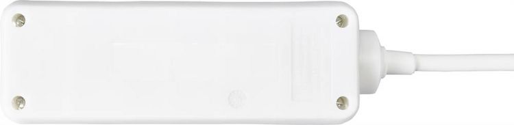 Produktbild: Sygonix SY-4890980 Steckdosenleiste 3fach Wei&szlig; Schutzkontakt 1St.