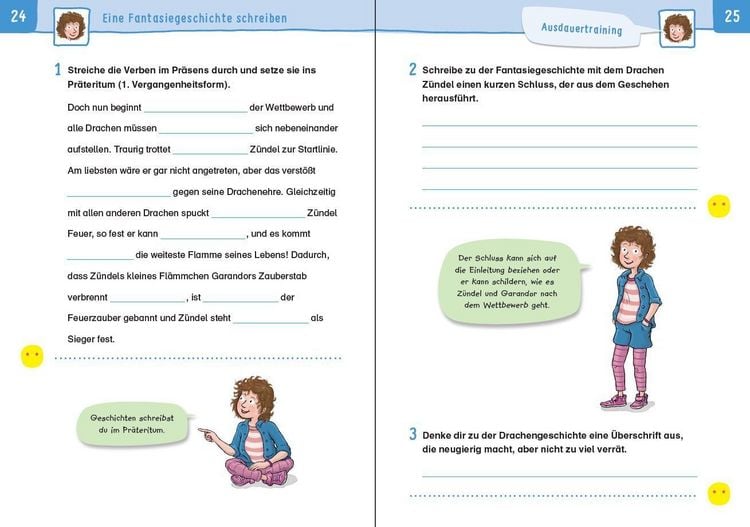 Produktbild: &Uuml;bungsheft - Aufsatz 4. Klasse