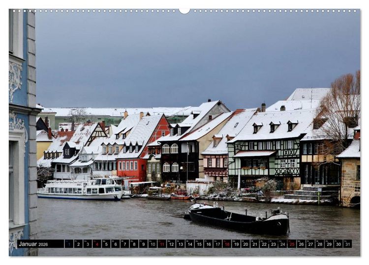 Produktbild: Bezauberndes Bamberg (Wandkalender 2026 DIN A2 quer), CALVENDO Monatskalender