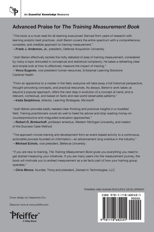 Produktbild: The Training Measurement Book