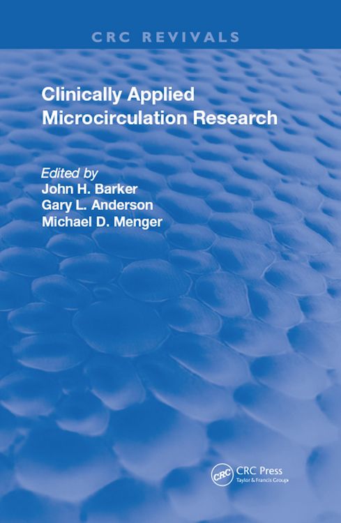 Produktbild: Clinically Applied Microcirculation Research