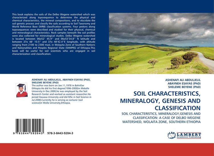 Produktbild: Soil Characteristics, Mineralogy, Genesis and Classification