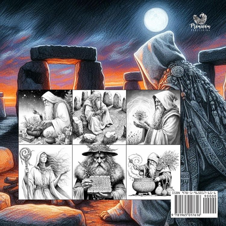 Produktbild: Ancient Wisdom Druids Coloring Book for Adults