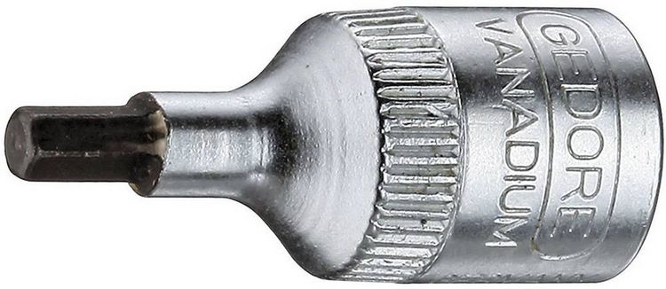 Produktbild: Gedore IN 20 2,5 1707736 Innen-Sechskant Schraubendrehereinsatz 2.5 mm 1/4\" (6.3 mm)