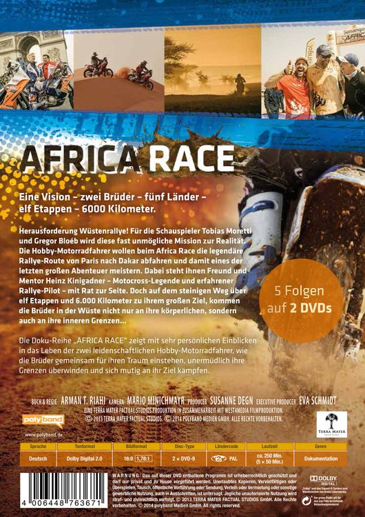 Africa Race - Zwei Brüder zwischen Paris und Dakar [2 DVDs]