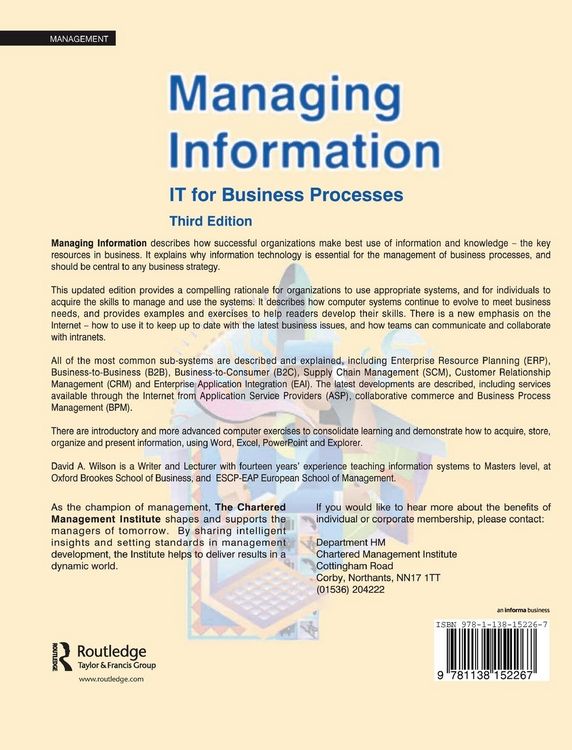 Produktbild: Managing Information