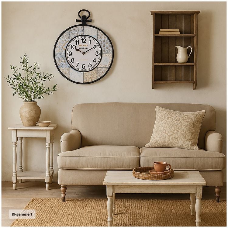 Produktbild: formano Stilvolle analoge Wanduhr im Vintage Design &Oslash;40 cm
