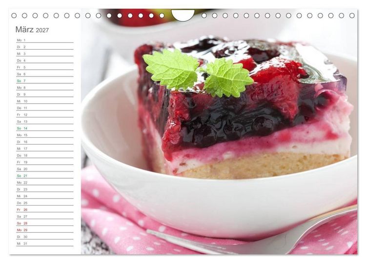 Produktbild: Mhhh... Kuchenzeit Mein K&uuml;chenplaner (Wandkalender 2027 DIN A4 quer), CALVENDO Monatskalender