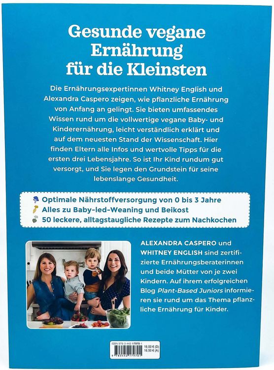 Produktbild: Vegane Ernährung für Babys und Kleinkinder