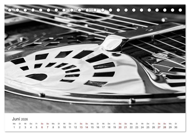 Produktbild: Dobro-Gitarre (Tischkalender 2026 DIN A5 quer), CALVENDO Monatskalender
