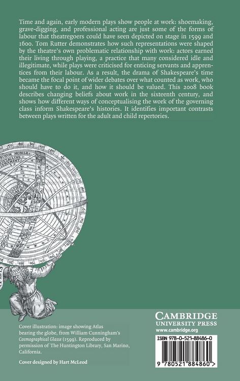 Produktbild: Work and Play on the Shakespearean Stage
