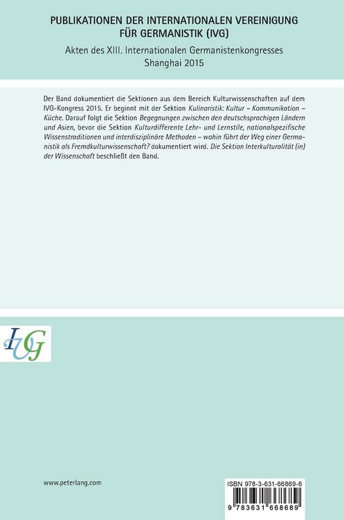 Produktbild: Akten des XIII. Internationalen Germanistenkongresses Shanghai 2015 -Germanistik zwischen Tradition und Innovation