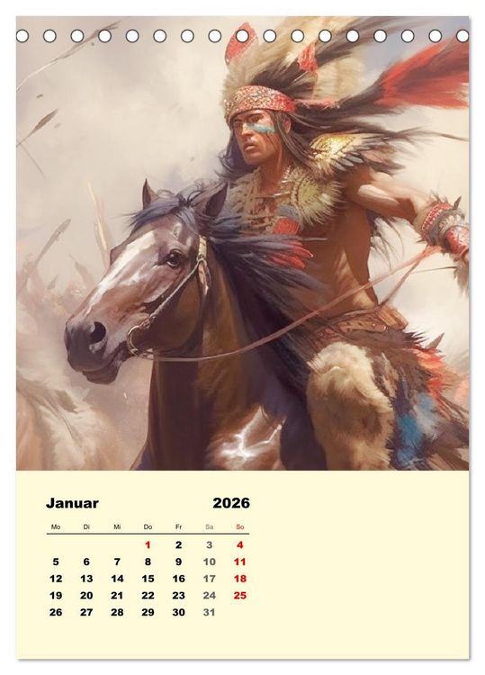 Produktbild: Indian Fantasy (Tischkalender 2026 DIN A5 hoch), CALVENDO Monatskalender