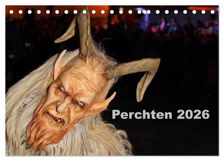 Produktbild: Perchten 2026 (Tischkalender 2026 DIN A5 quer), CALVENDO Monatskalender