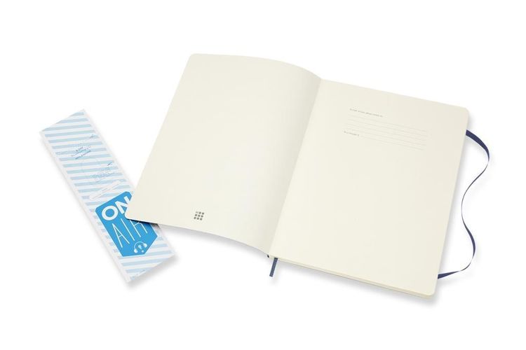 Produktbild: MOLESKINE NOTIZBUCH XL, BLANKO, SOFT COVER, SAPHIR