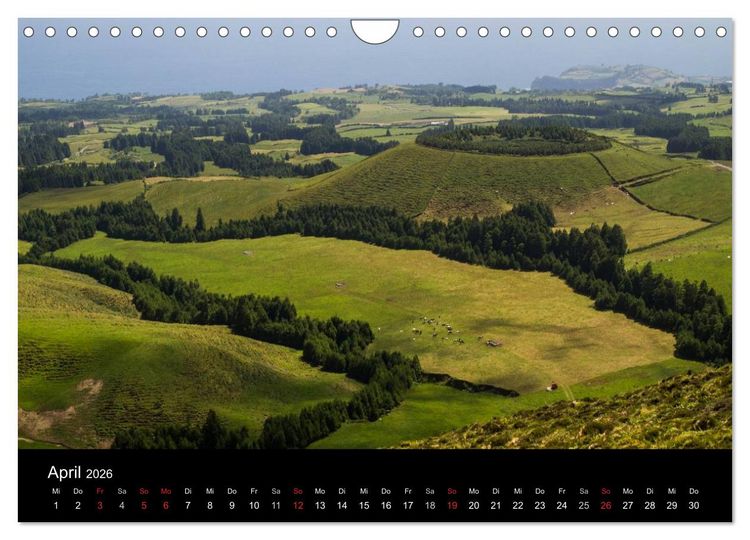 Produktbild: Faszination Azoren (Wandkalender 2026 DIN A4 quer), CALVENDO Monatskalender