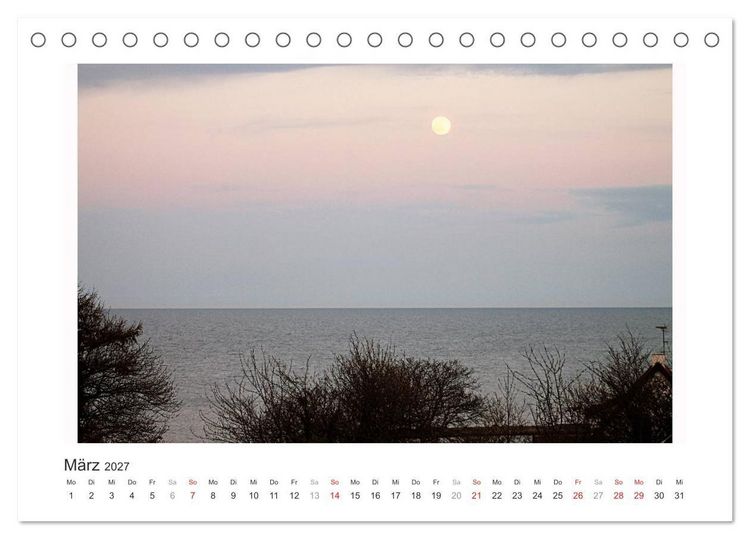 Produktbild: Sonneninsel Bornholm (Tischkalender 2027 DIN A5 quer), CALVENDO Monatskalender