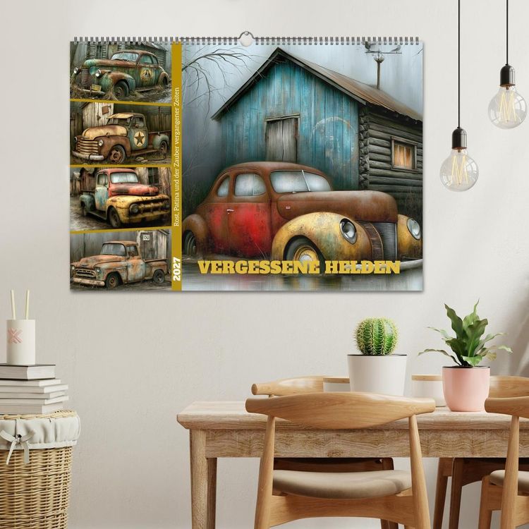 Produktbild: Vergessene Helden (Wandkalender 2027 DIN A2 quer), CALVENDO Monatskalender