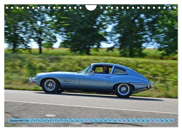 Produktbild: Jaguar E-Type - Die Raubkatze (Wandkalender 2026 DIN A4 quer), CALVENDO Monatskalender