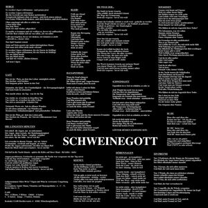 Produktbild: Schweinegott (Reissue)