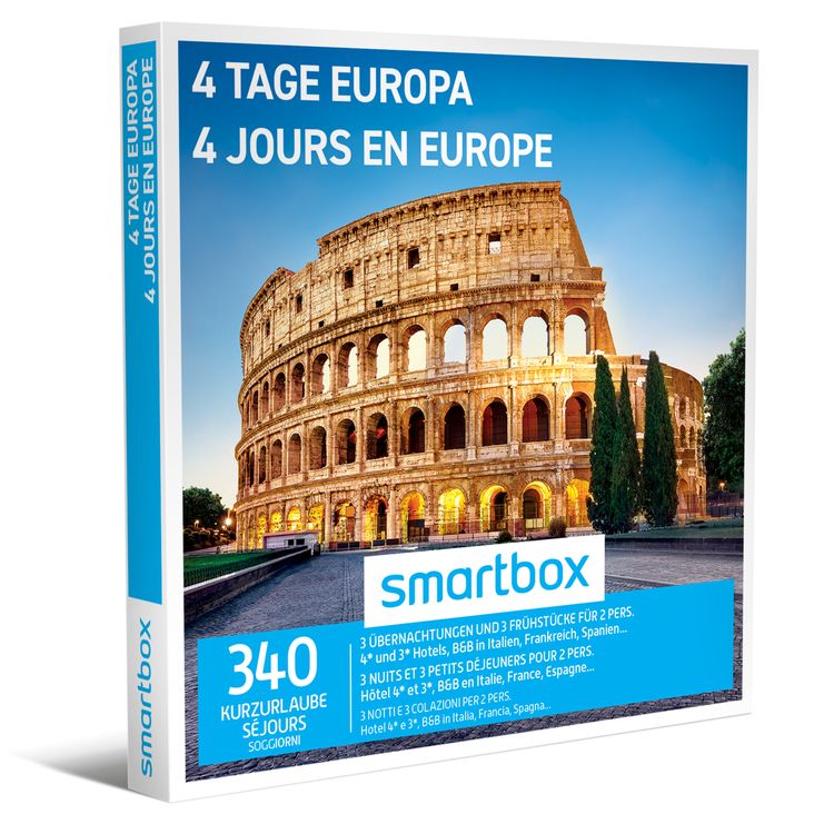 Produktbild: Smartbox - 4 Tage in Europa