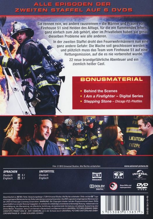 Produktbild: Chicago Fire - Staffel 2 [6 DVDs]