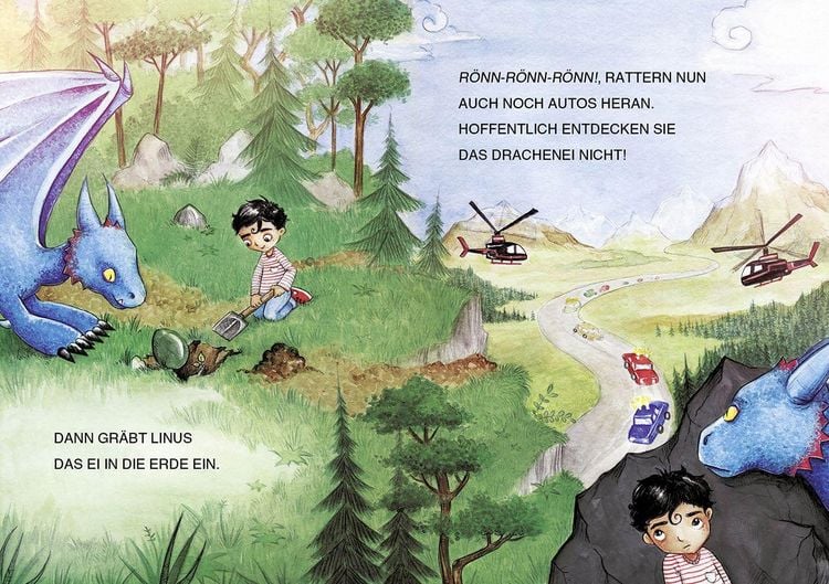Produktbild: Lesel&ouml;wen 1. Klasse - Das geheimnisvolle Drachenei (Gro&szlig;buchstabenausgabe)