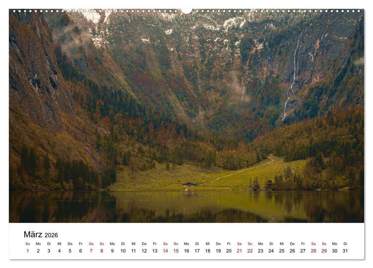 Produktbild: Berchtesgaden - Natursch&ouml;nheiten in Bayern (Wandkalender 2026 DIN A2 quer), CALVENDO Monatskalender