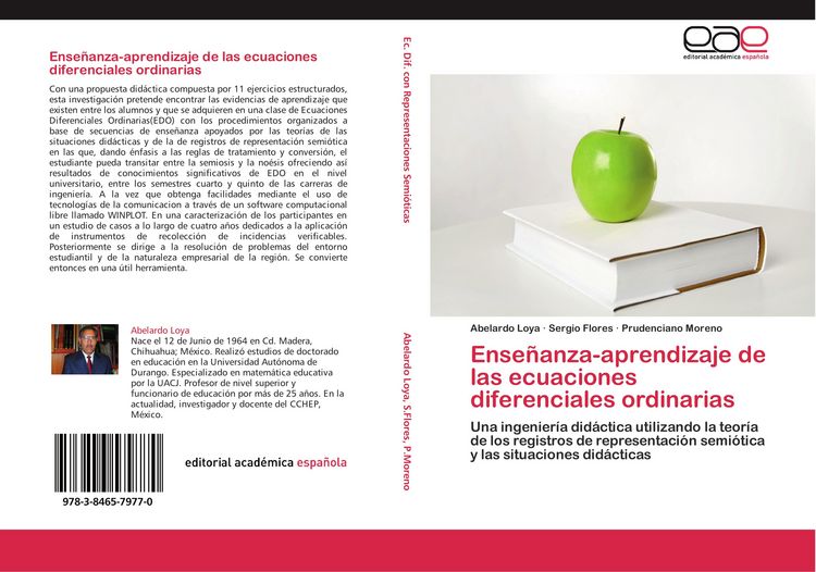 Produktbild: Ense&ntilde;anza-aprendizaje de las ecuaciones diferenciales ordinarias
