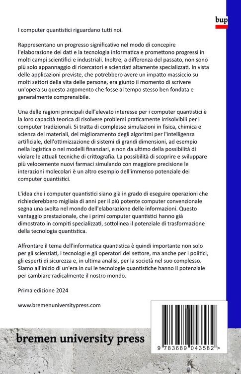 Produktbild: Mondi quantistici: La rivoluzione informatica e come sta plasmando il nostro futuro