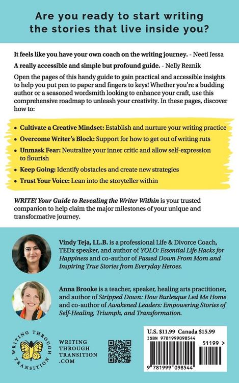 Produktbild: WRITE! Your Guide to Revealing the Writer Within