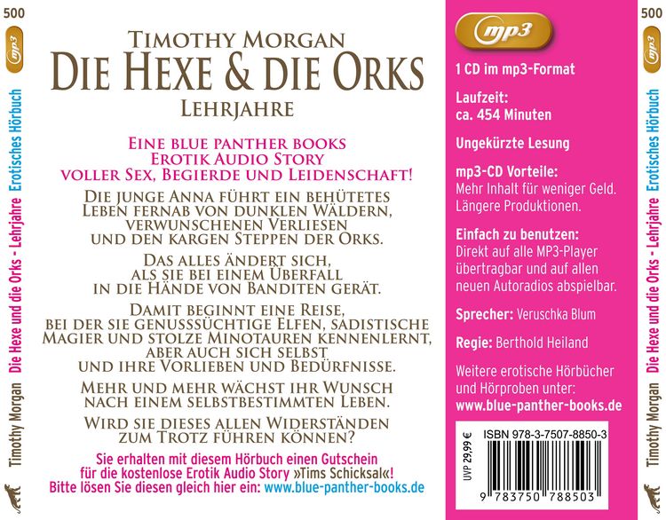 Produktbild: Die Hexe und die Orks - Lehrjahre | Erotik Fantasy Audio Story | Erotisches Fantasy Hörbuch MP3CD