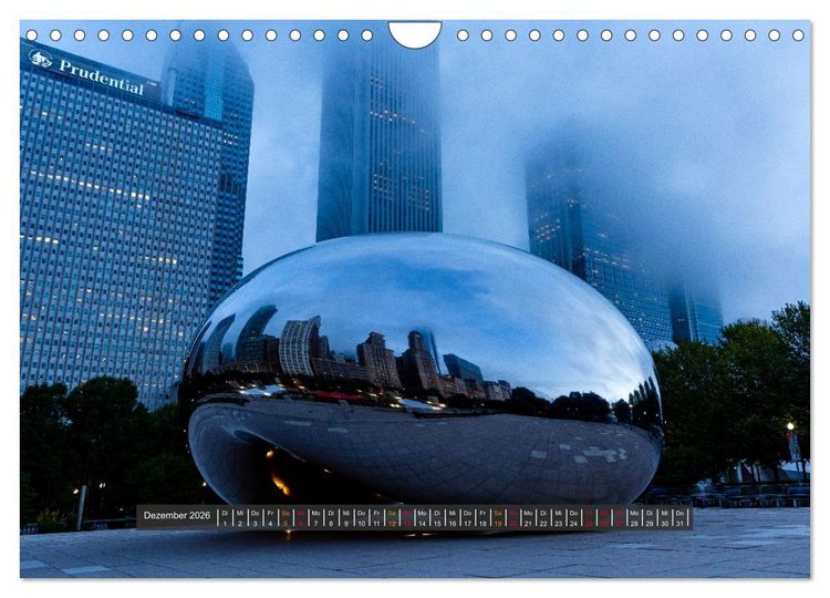 Produktbild: CHICAGO Ungew&ouml;hnliche Momente (Wandkalender 2026 DIN A4 quer), CALVENDO Monatskalender