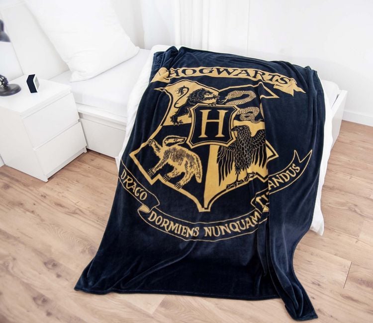 Produktbild: Klaus Herding - Harry Potter Decke dunkelblau 150200 cm