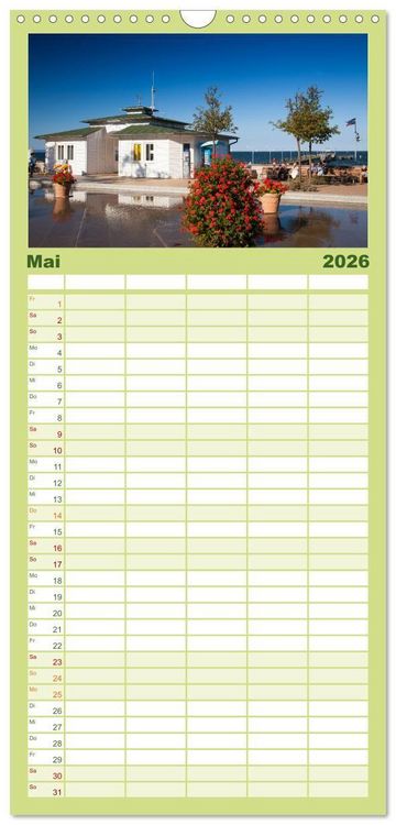 Produktbild: Familienplaner 2026 - Mecklenburg &ndash; Vorpommern, Sch&ouml;nheiten im Land der Ostseek&uuml;ste mit 5 Spalten (Wandkalender, 21 x 45 cm) CALVENDO