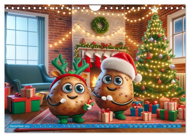 Produktbild: Couch Potatoes: Ein Jahr voll Komfort und Spa&szlig; (Wandkalender 2026 DIN A4 quer), CALVENDO Monatskalender