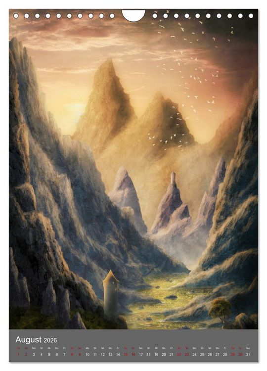 Produktbild: Das Grenzland (Wandkalender 2026 DIN A4 hoch), CALVENDO Monatskalender