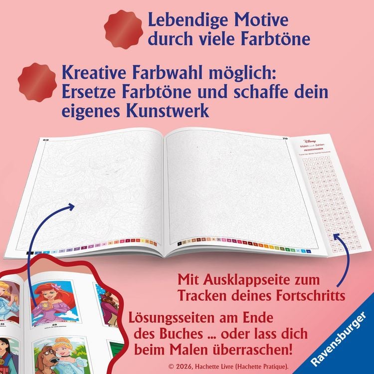 Produktbild: Disney Malen nach Zahlen: Prinzessinnen