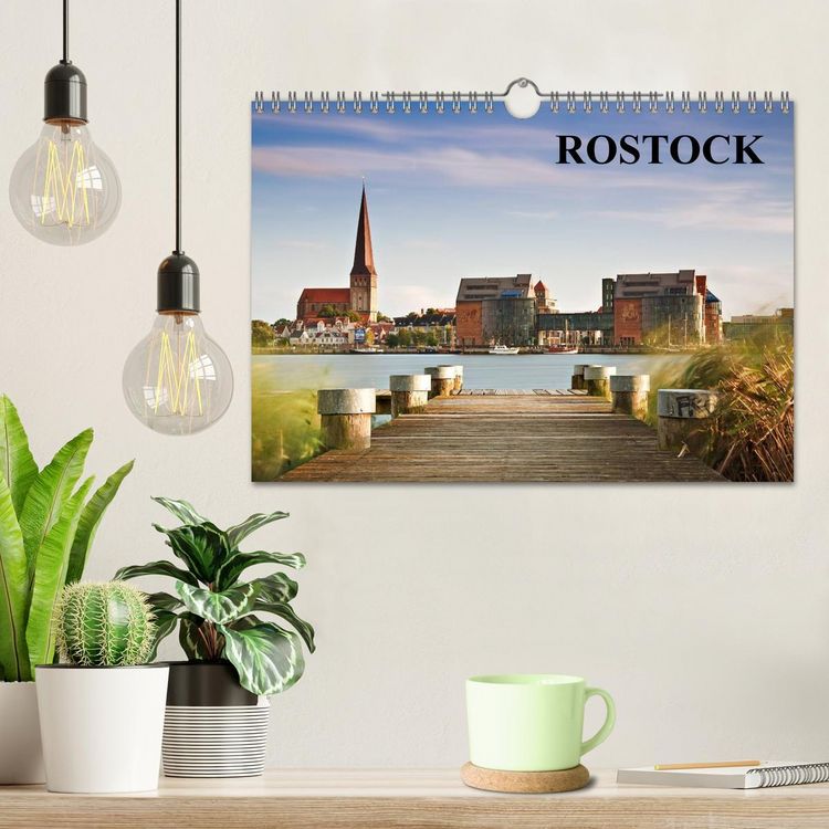 Produktbild: Rostock (Wandkalender 2026 DIN A4 quer), CALVENDO Monatskalender