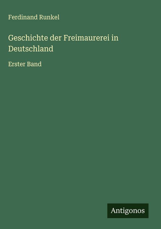 Produktbild: Geschichte der Freimaurerei in Deutschland