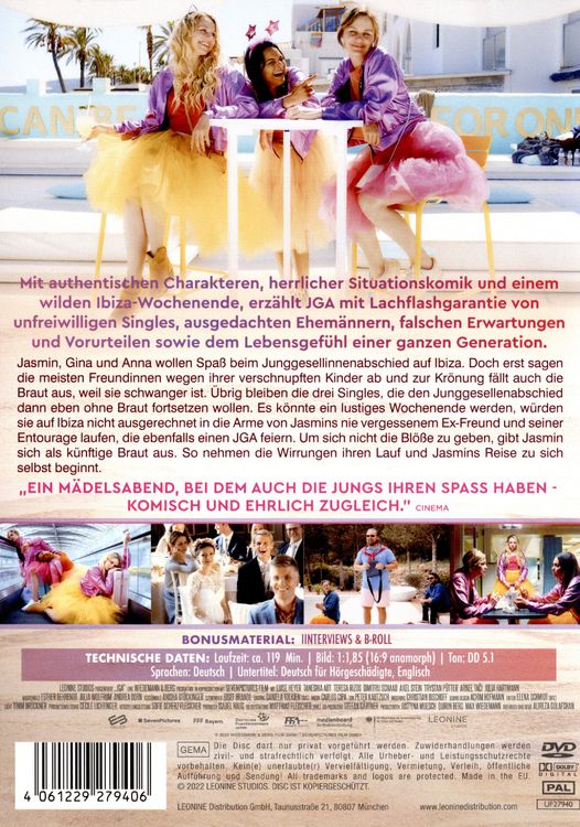 Produktbild: JGA - Jasmin. Gina. Anna.