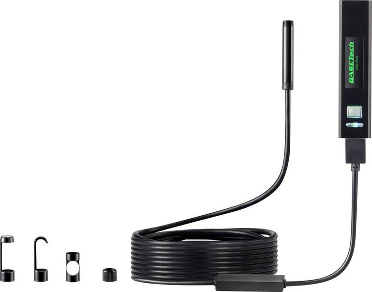 Produktbild: Basetech BSK-2100 USB-Endoskop Sonden-&Oslash;: 8mm Sonden-L&auml;nge: 10m