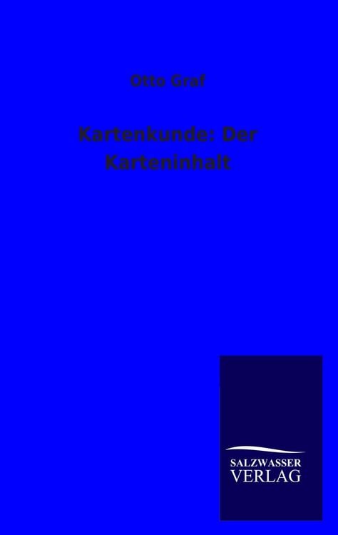 Produktbild: Kartenkunde: Der Karteninhalt