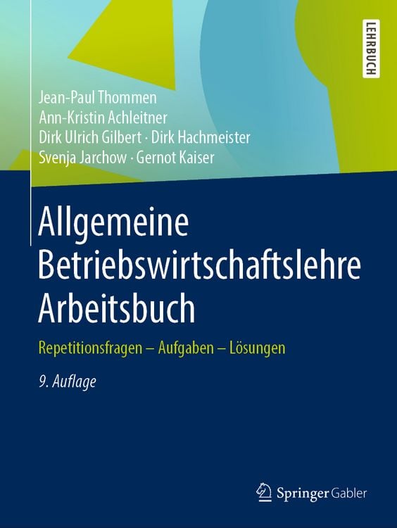Produktbild: Allgemeine Betriebswirtschaftslehre Arbeitsbuch