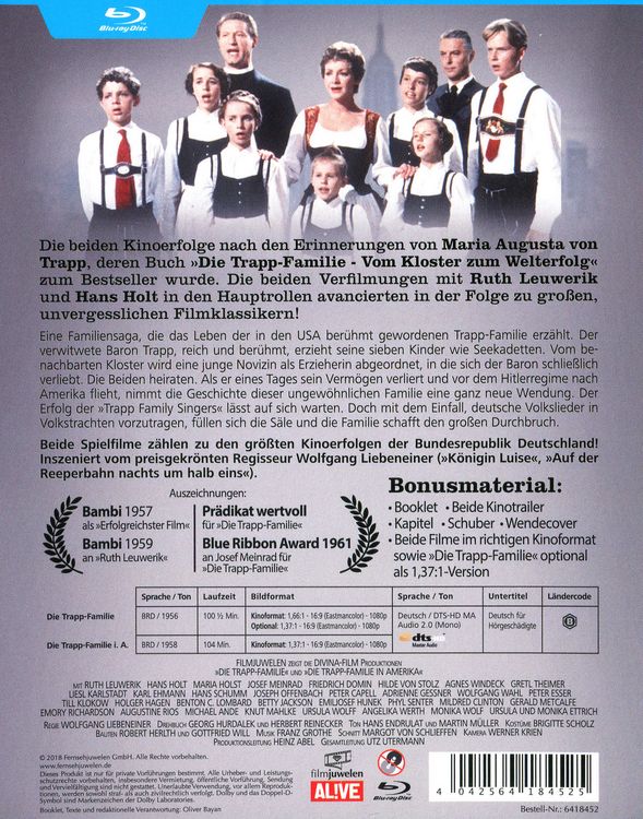 Produktbild: Die Trapp-Familie & Die Trapp-Familie in Amerika