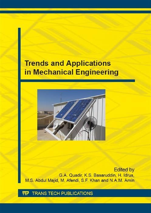 Produktbild: Trends and Applications in Mechanical Engineering